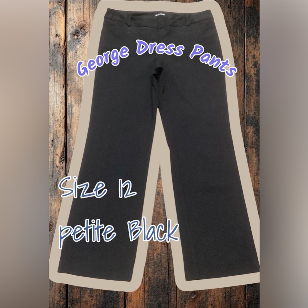 Dress Pants GEORGE Size 12 Petite black